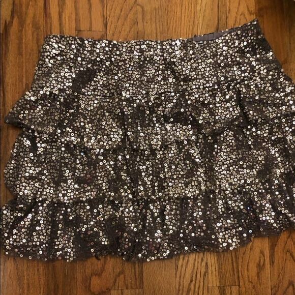 Express sequin tiered skirt - Picture 5 of 12